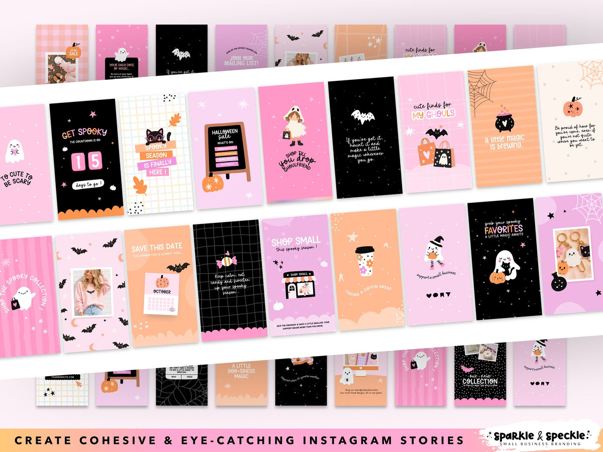 Cute Halloween Instagram Templates