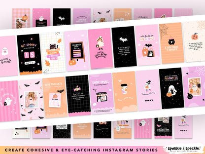 Cute Halloween Instagram Templates