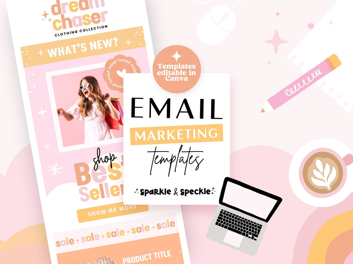 Playful Fashion Email Marketing Templates