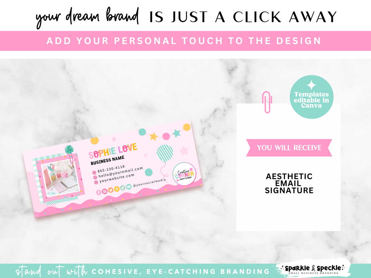 Party shop Email Signature Template