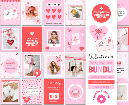 VALENTINE INSTAGRAM BUNDLE TEMPLATES