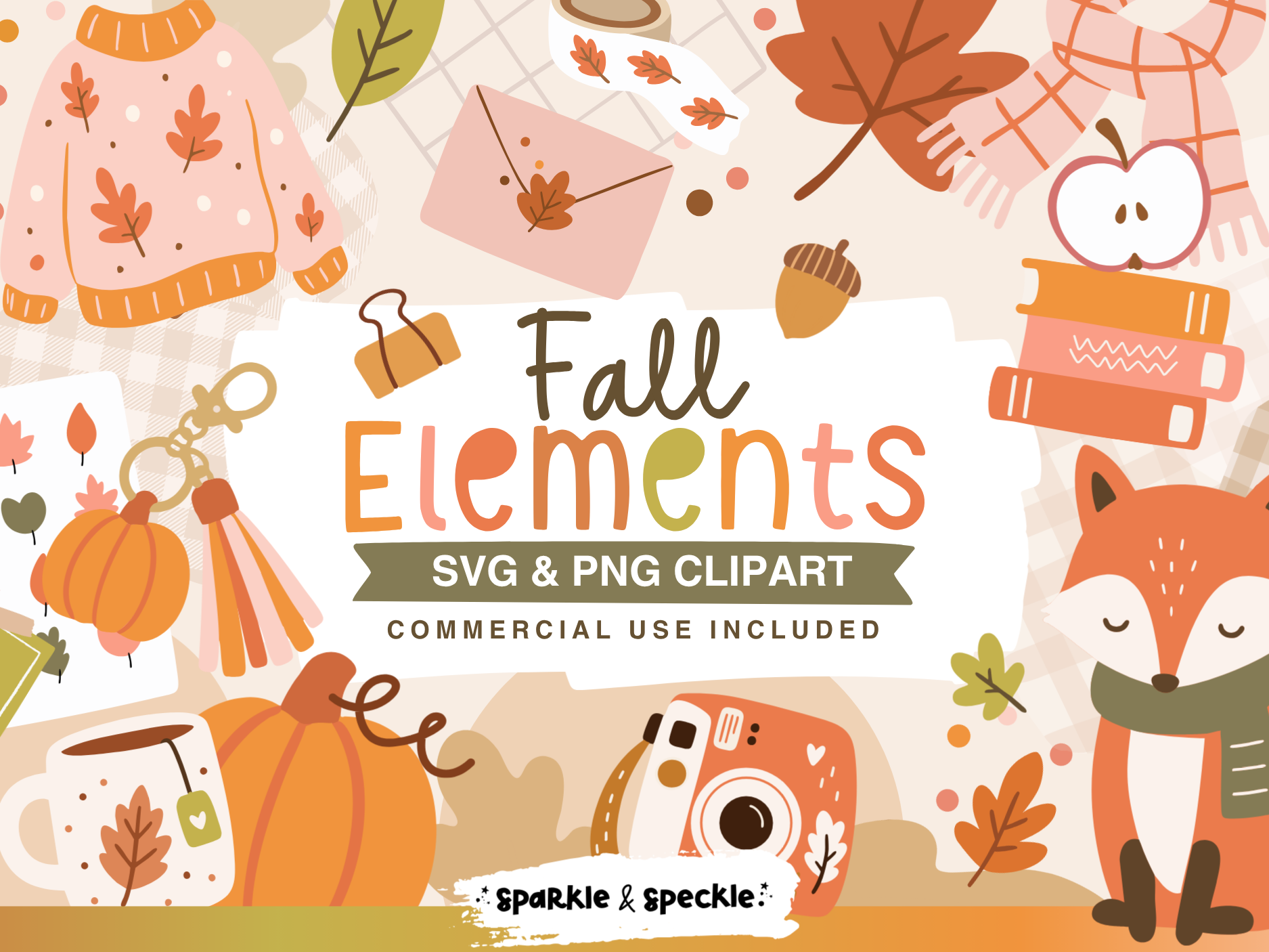 Fall Clipart Bundle | Autumn SVG & PNG Graphics