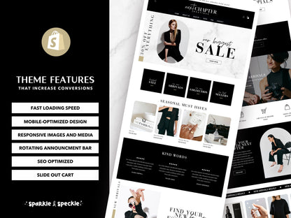 Minimal Shopify Theme | Modern Website Template