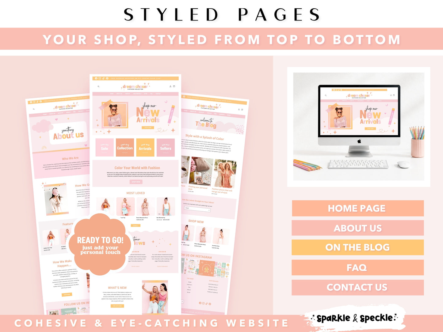 Playful Shopify Theme | Boutique Website Template for Fashion Brands