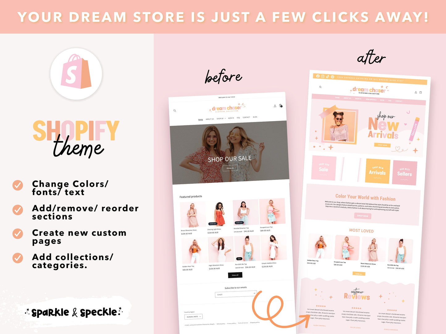 Playful Shopify Theme | Boutique Website Template for Fashion Brands