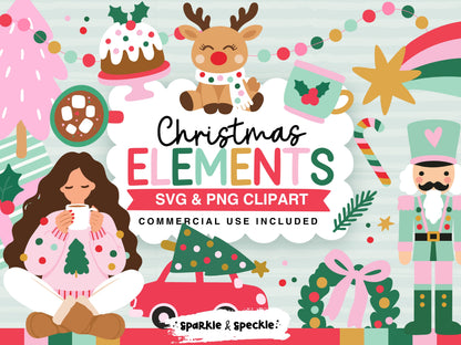 Christmas Clipart Bundle SVG & PNG