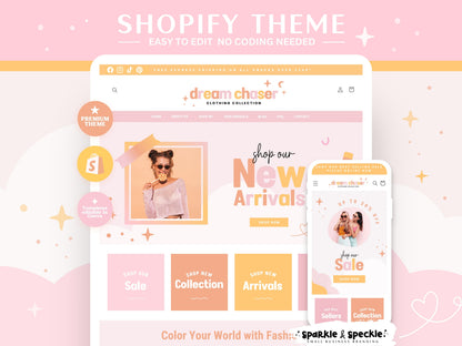 Feminine Shopify Theme for Creative Small Businesses