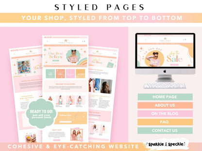 Rainbow Feminine Shopify Theme
