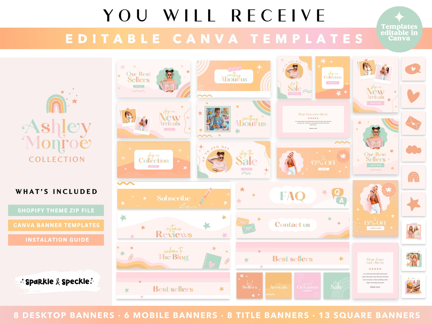 Rainbow Feminine Shopify Theme