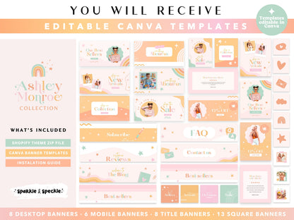 Rainbow Feminine Shopify Theme