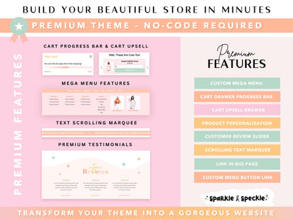 Rainbow Feminine Shopify Theme