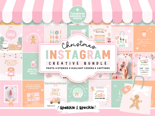 Playful Christmas Instagram Bundle Templates