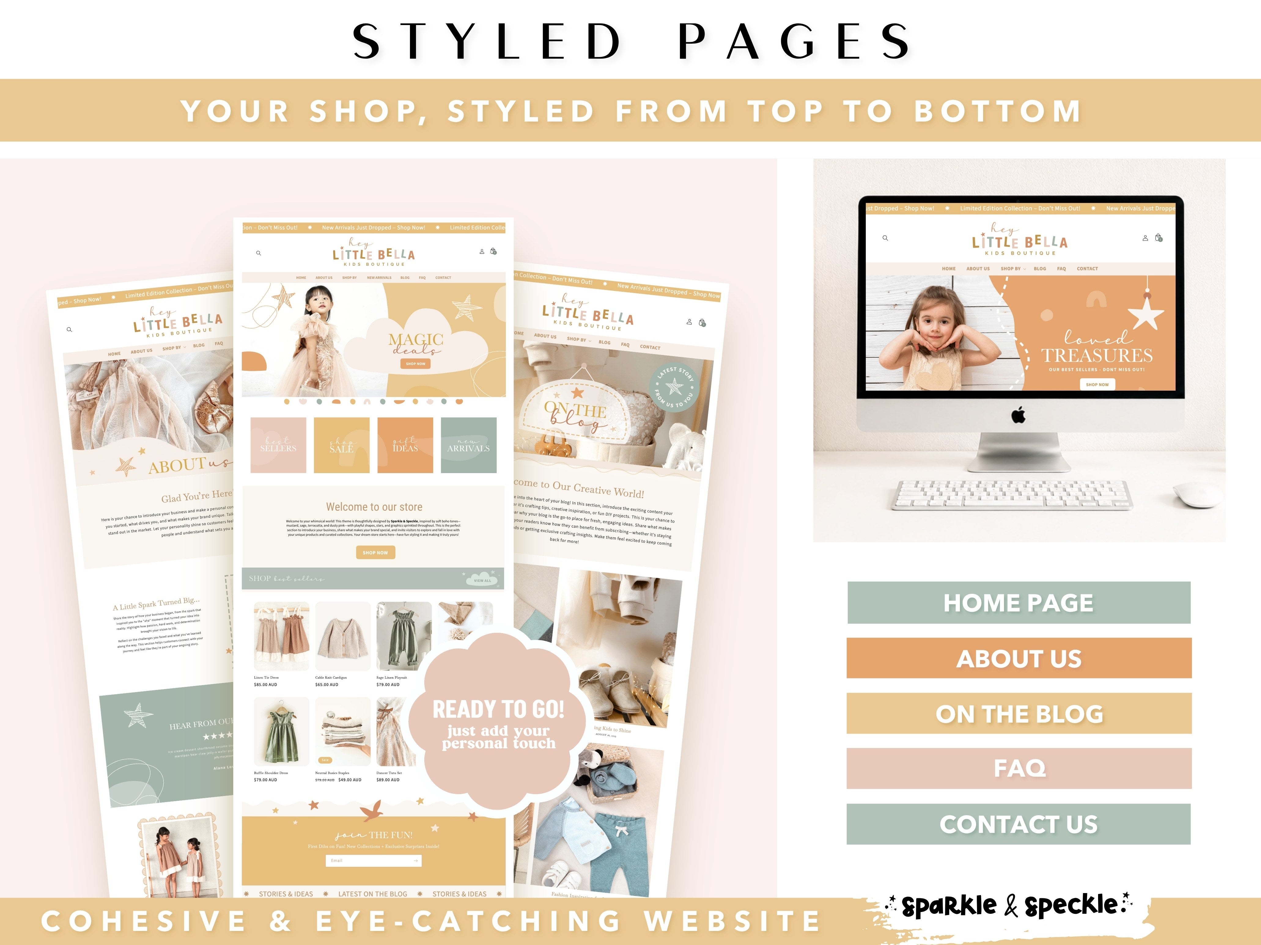 Boho Kids Shopify Theme for Baby and Children’s Boutiques