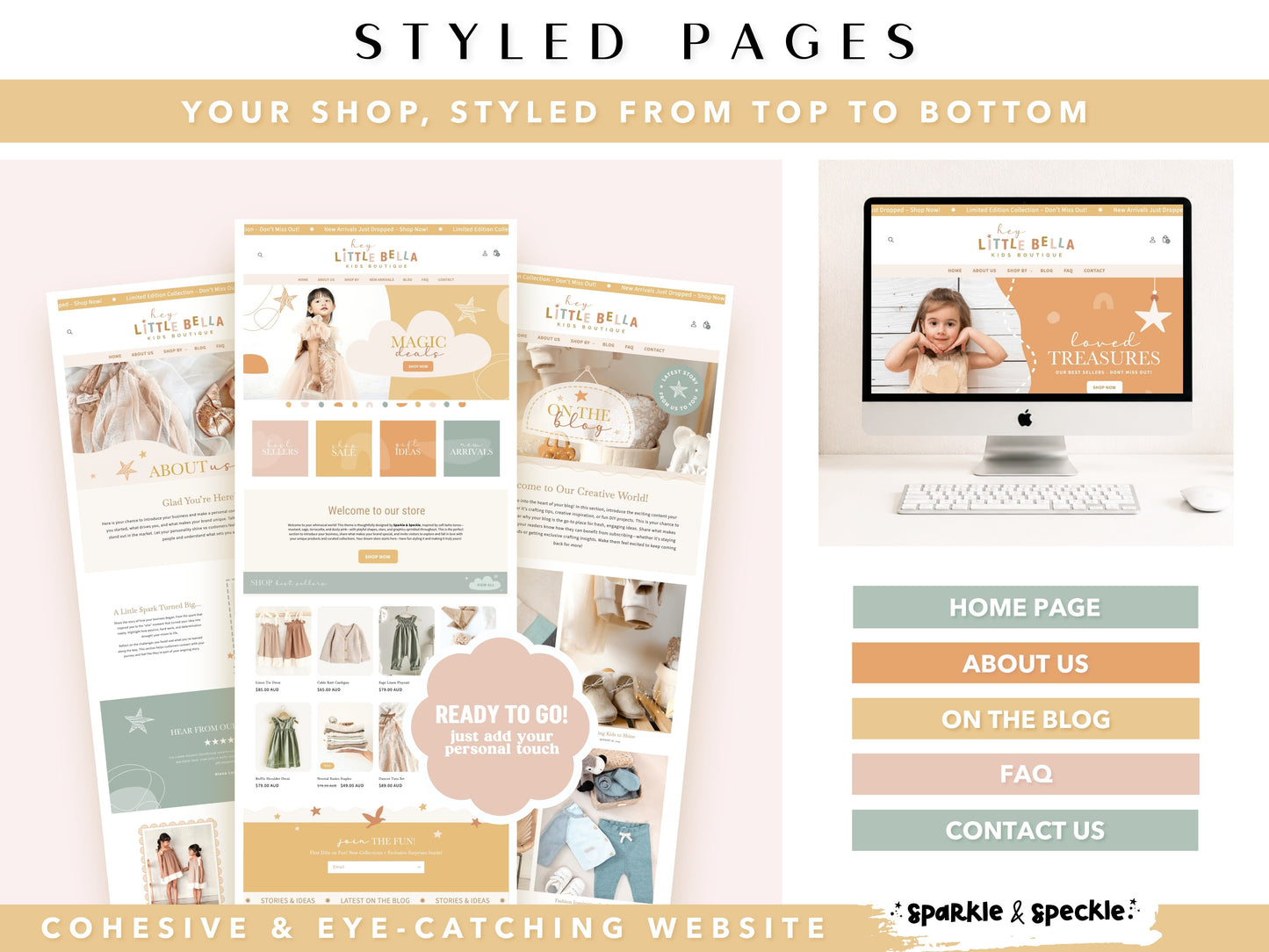 Boho Kids Shopify Theme for Baby and Children’s Boutiques