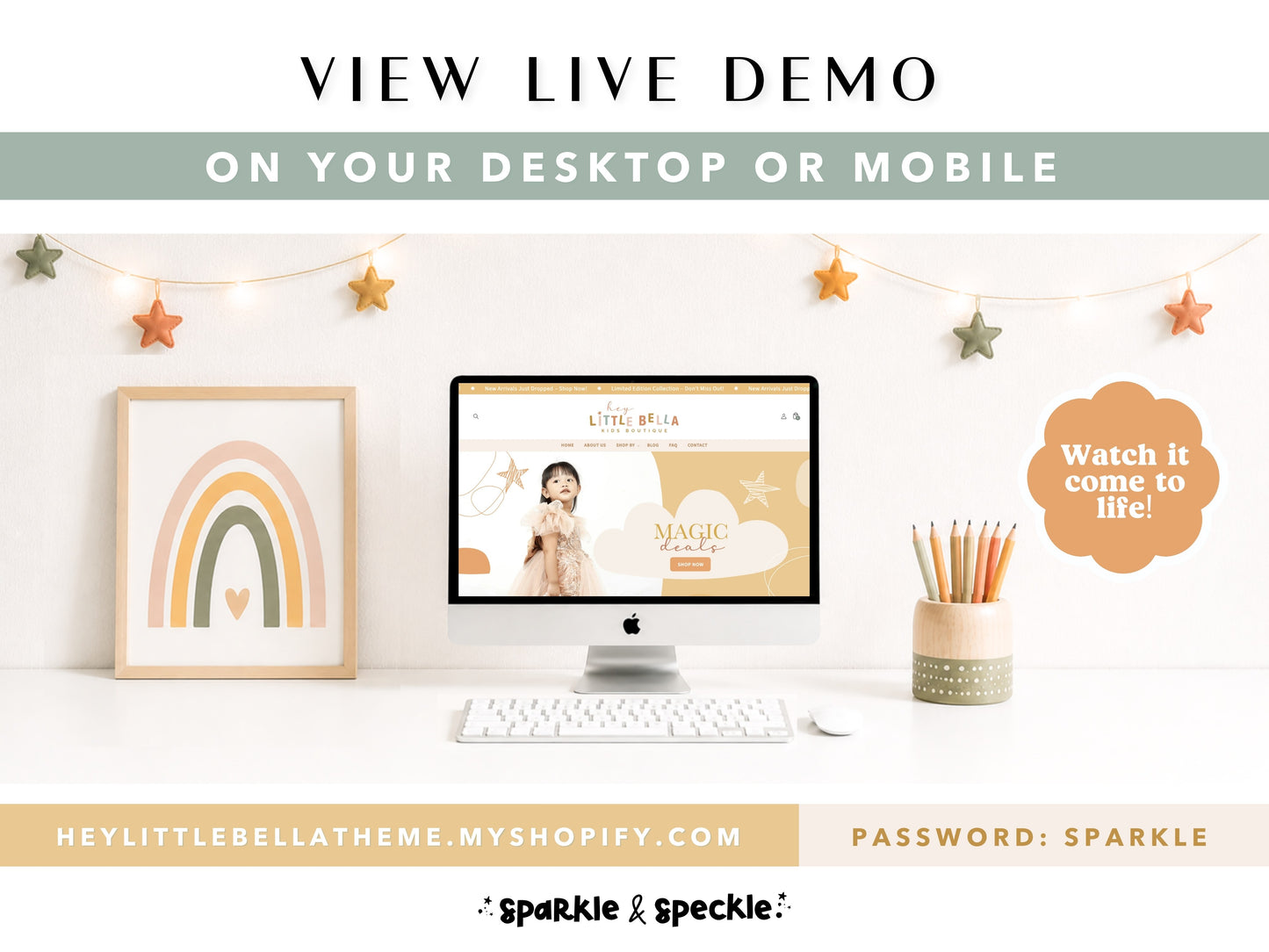 Boho Kids Shopify Theme for Baby and Children’s Boutiques