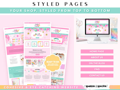 Party Shopify Theme for Invitations Decorations, Balloon Supplies