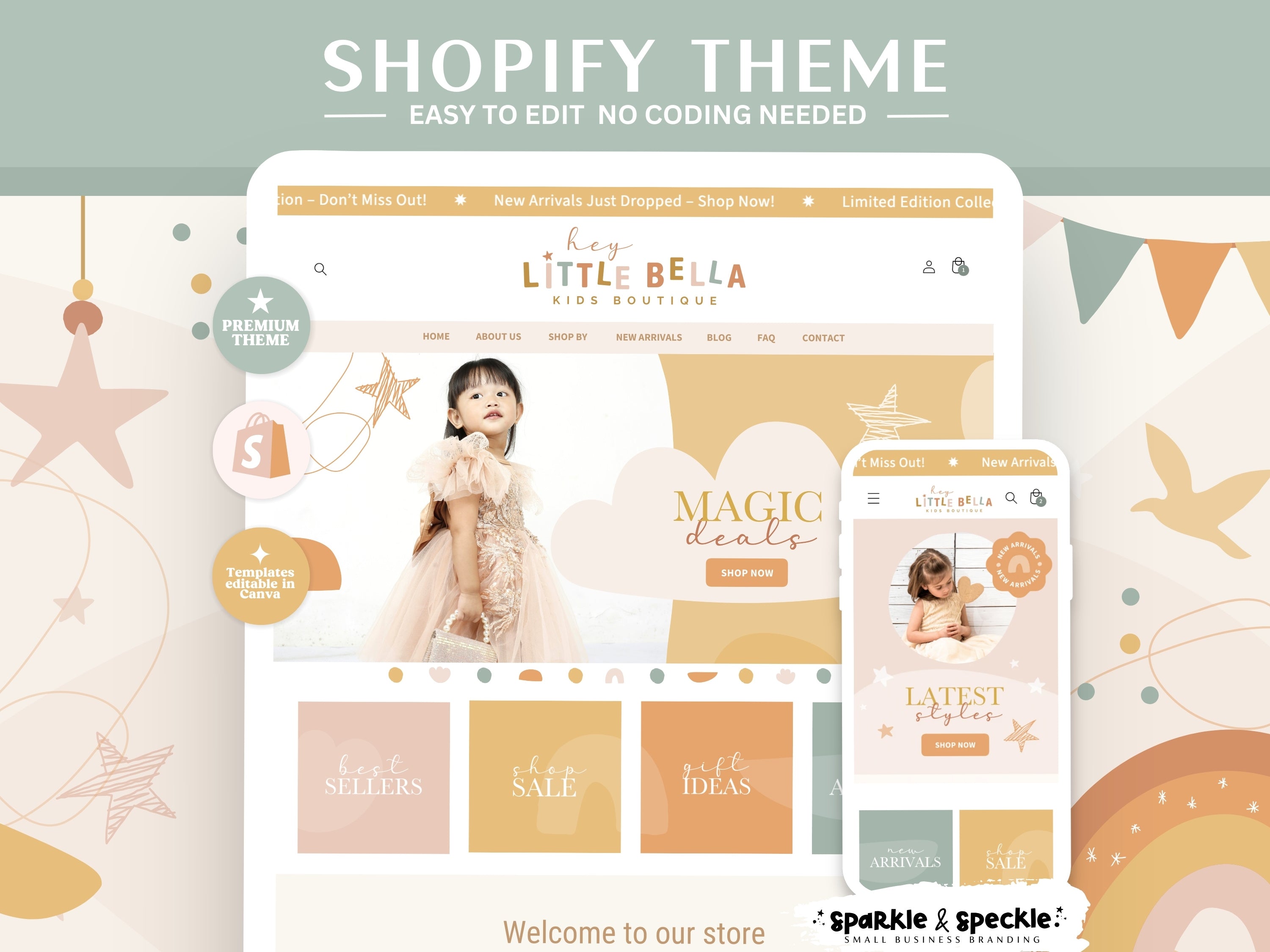Boho Kids Shopify Theme for Baby and Children’s Boutiques