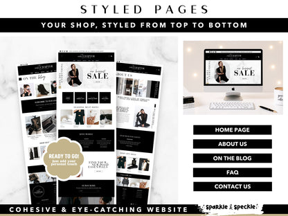 Minimal Shopify Theme | Modern Website Template