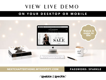 Minimal Shopify Theme | Modern Website Template