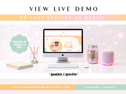 Rainbow Shopify Theme | Colorful Boutique Website Template