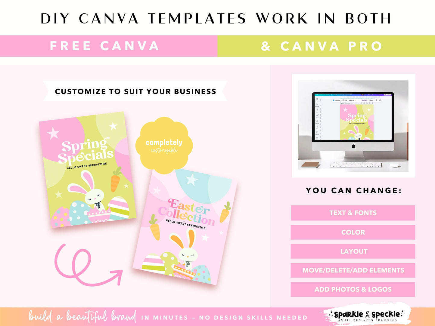 Pastel Spring Easter Instagram Templates