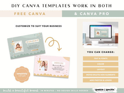 Earthy Kids Business Card Template