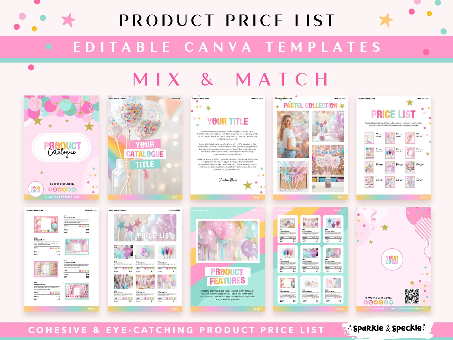 Party Business Price Guide Template