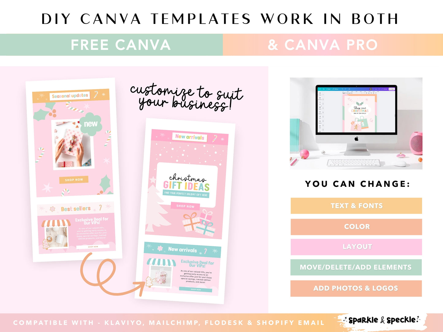 Playful Christmas Email Marketing Templates
