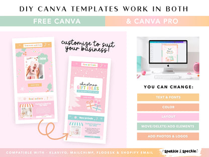 Playful Christmas Email Marketing Templates