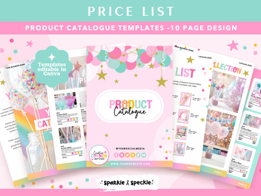 Party Price Guide Template