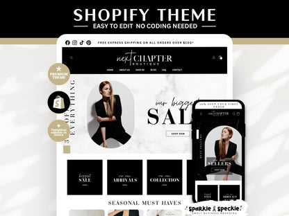 Luxury Black & White Shopify Theme