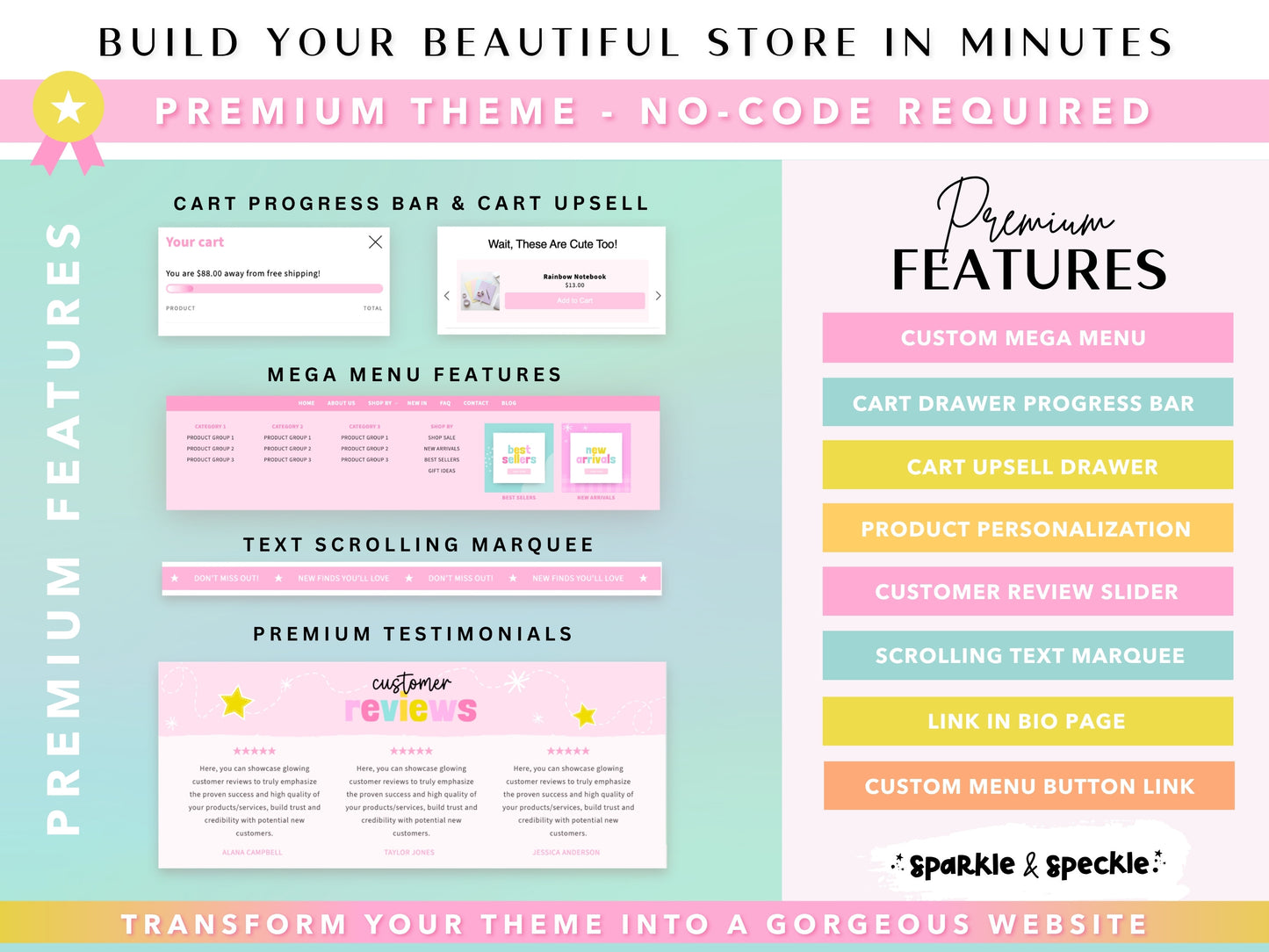 Pastel Stationery Shopify Theme