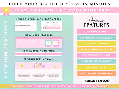 Pastel Stationery Shopify Theme