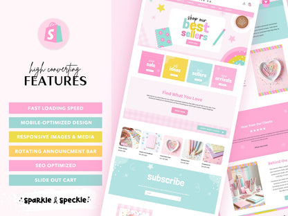 Pastel Stationery Shopify Theme