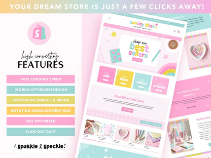Pastel Stationery Shopify Theme