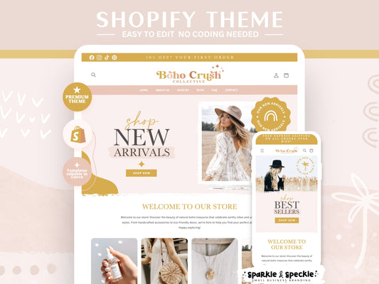 Coastal Boho Shopify Theme for Artisan & Lifestyle Brands