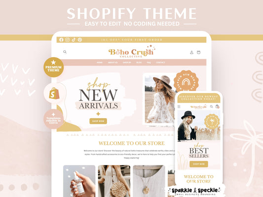 Coastal Boho Shopify Theme for Artisan & Lifestyle Brands