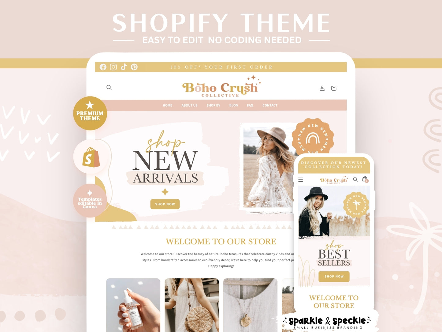 Coastal Boho Shopify Theme for Artisan & Lifestyle Brands