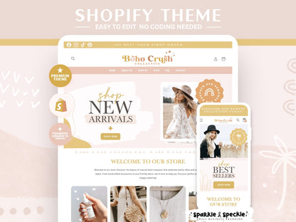 Coastal Boho Shopify Theme for Artisan & Lifestyle Brands