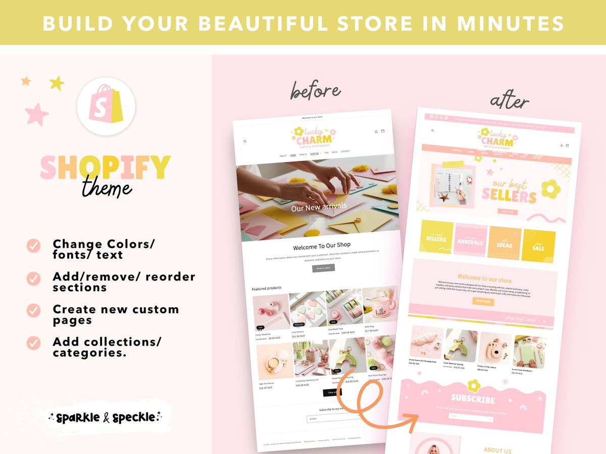 Lucky Charm Shopify theme additional website design preview 8