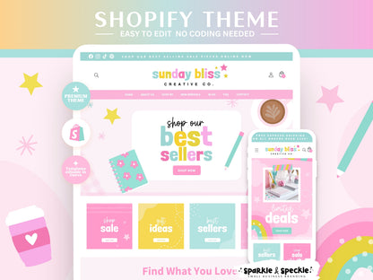 Pastel Shopify Theme for Stationery Sellers