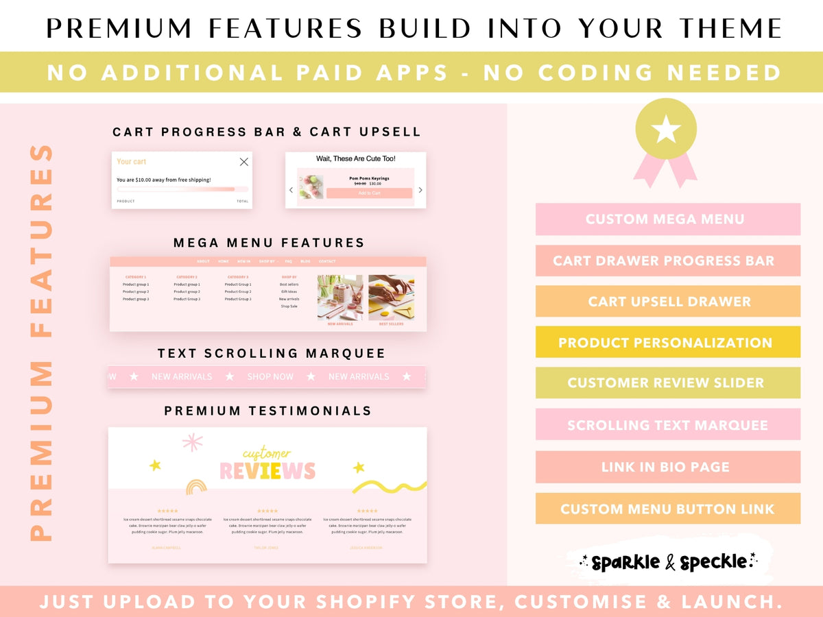 Lucky Charm Shopify theme additional website design preview 5