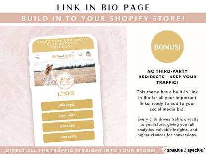 Coastal Boho Shopify Theme for Artisan & Lifestyle Brands