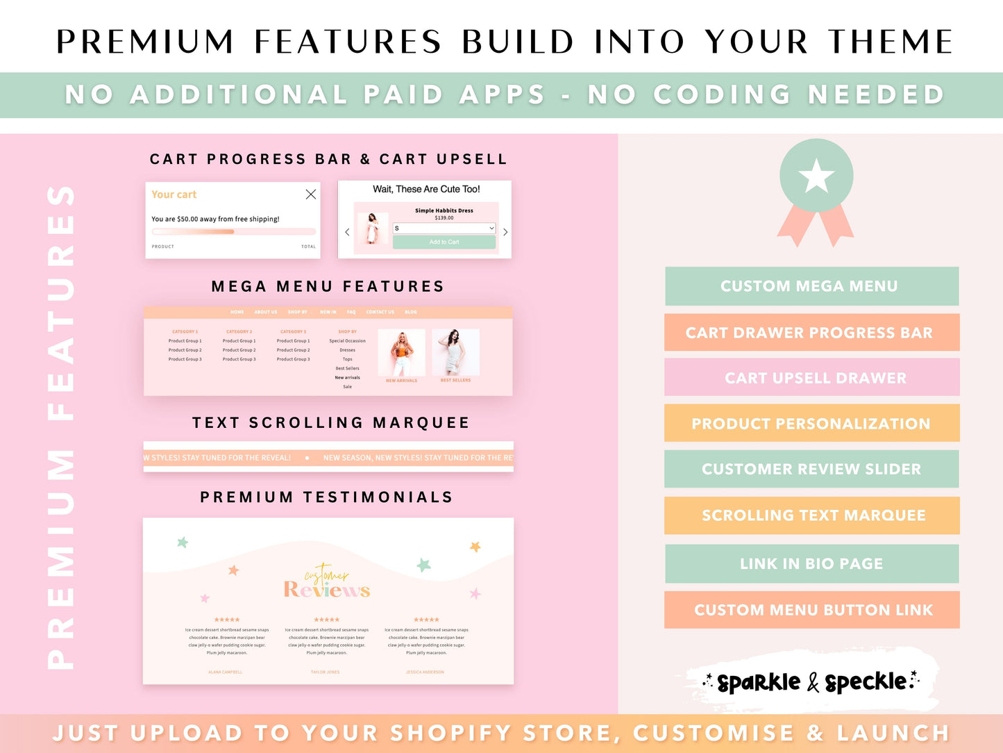Rainbow Feminine Shopify Theme