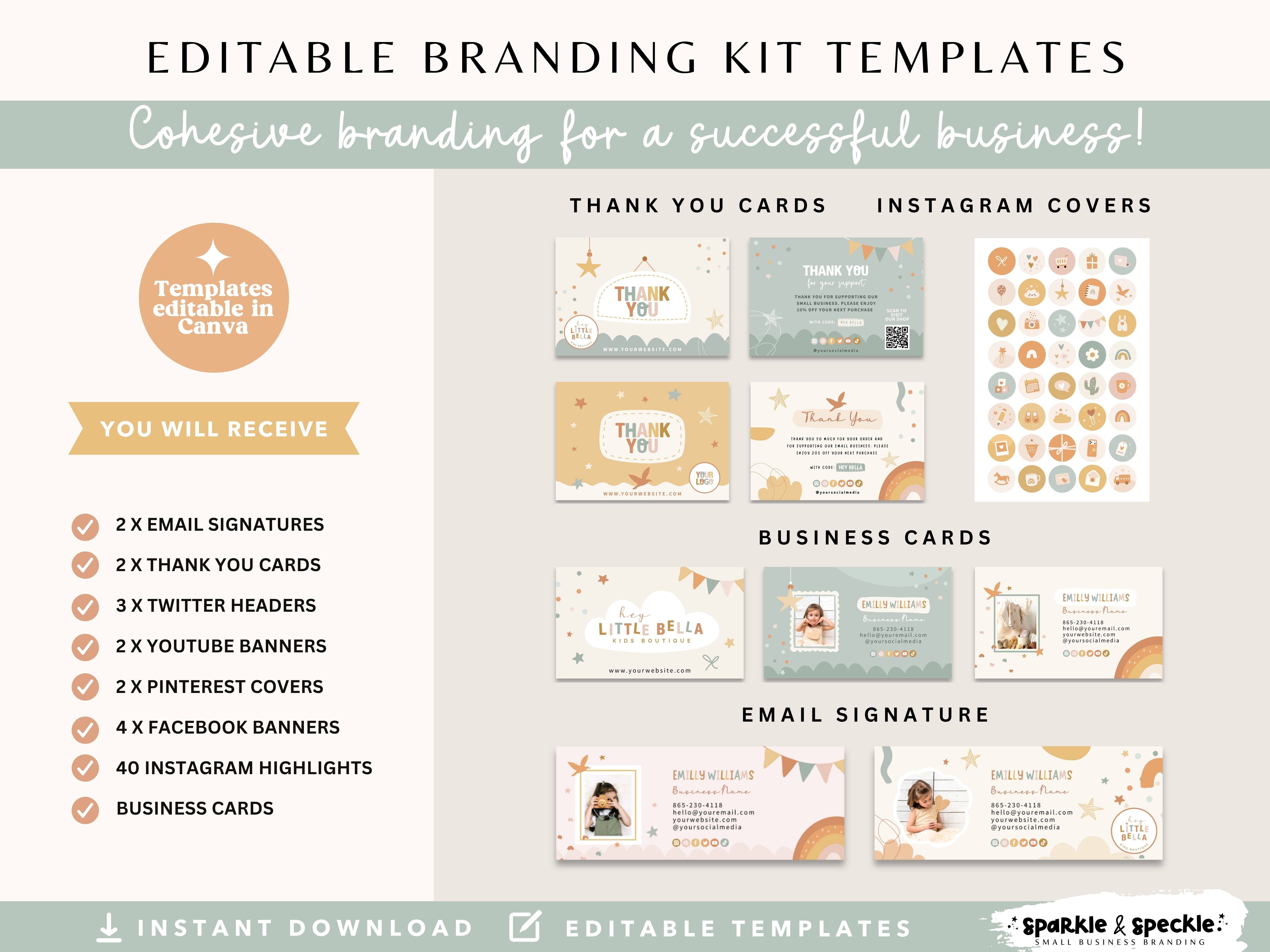 Kids Boutique Branding Kit