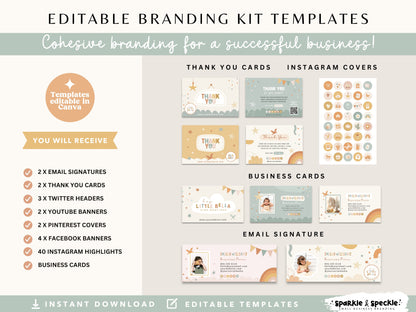 Kids Boutique Branding Kit
