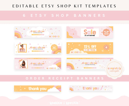 DREAM CHASER ETSY SHOP TEMPLATES