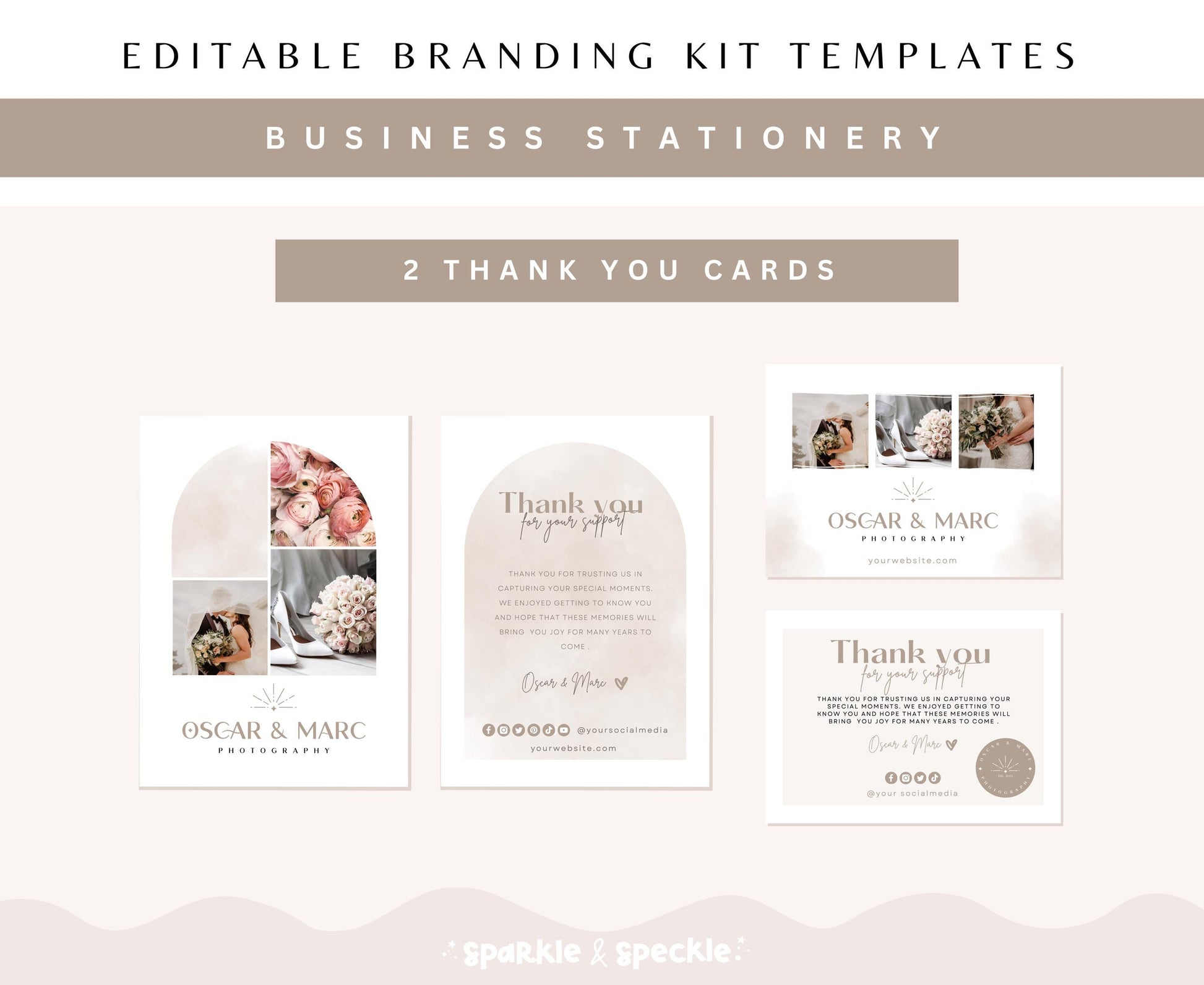 OSCAR & MARC BUSINESS BRANDING KIT TEMPLATES