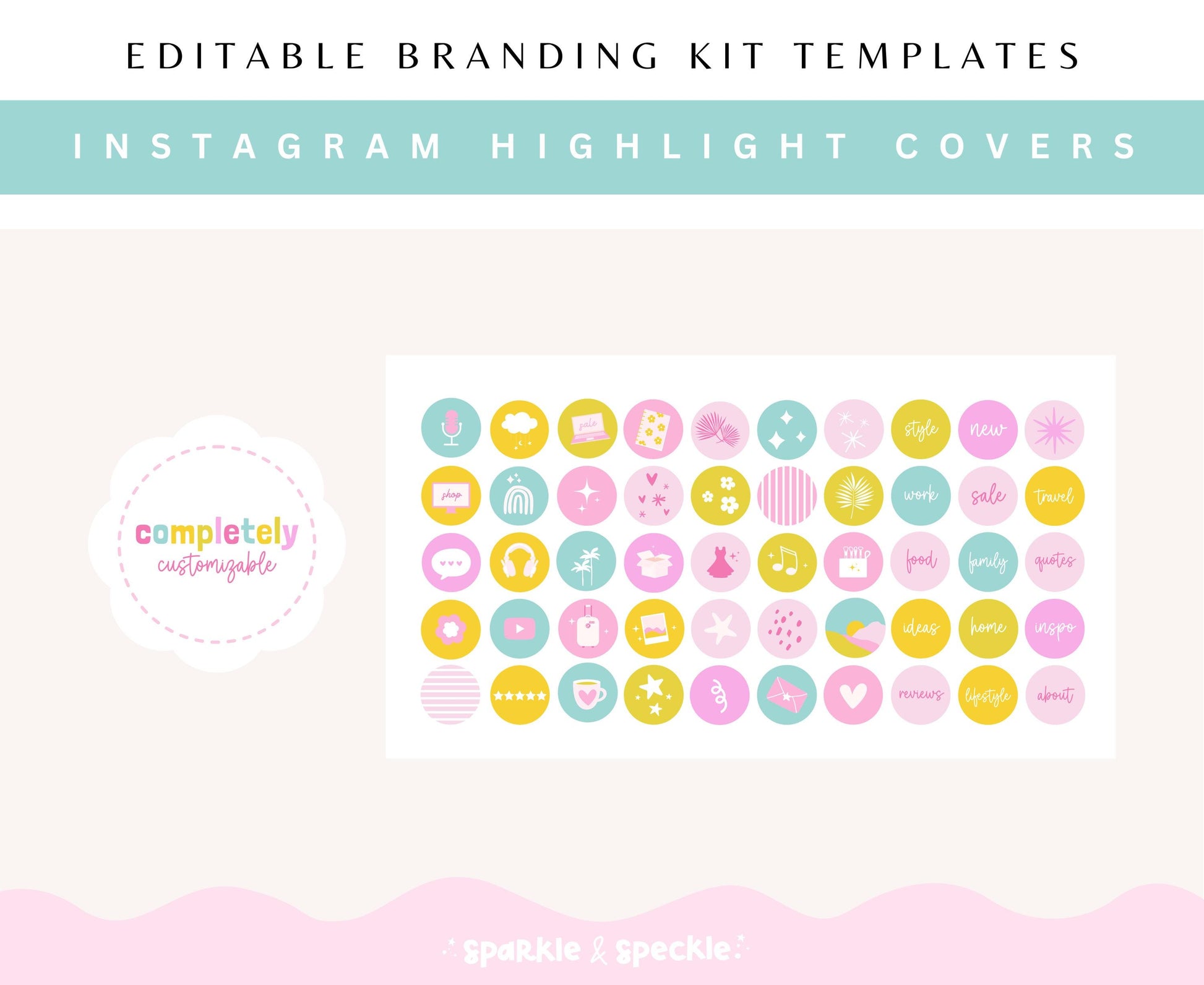 SUNDAY BLISS BUSINESS BRANDING KIT TEMPLATES