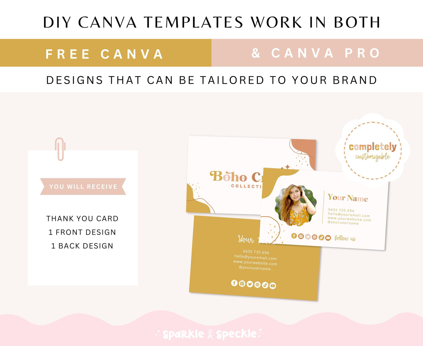 BOHO CRUSH BUSINESS CARD TEMPLATE